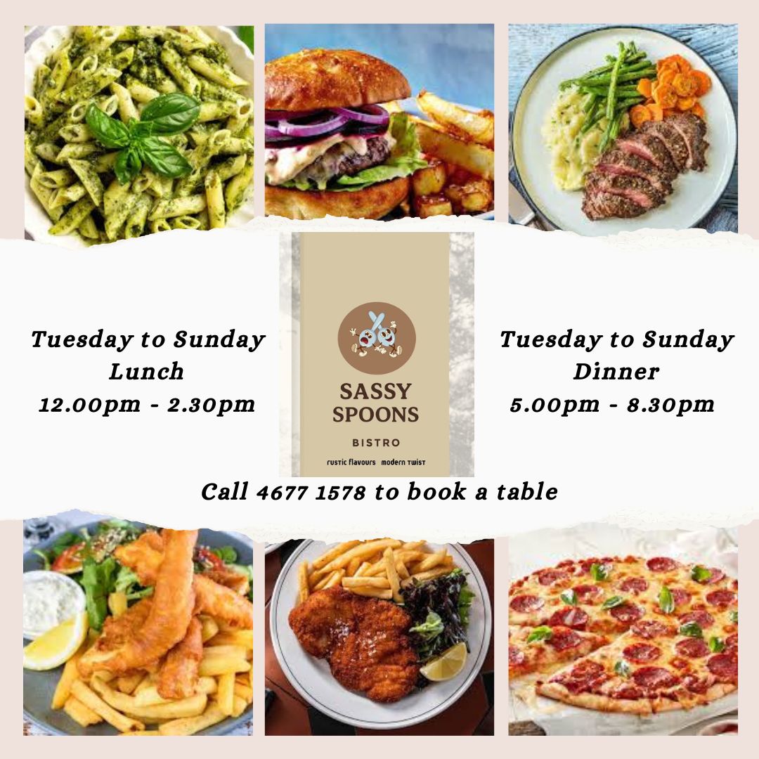 Sassy Spoons Opening Hours